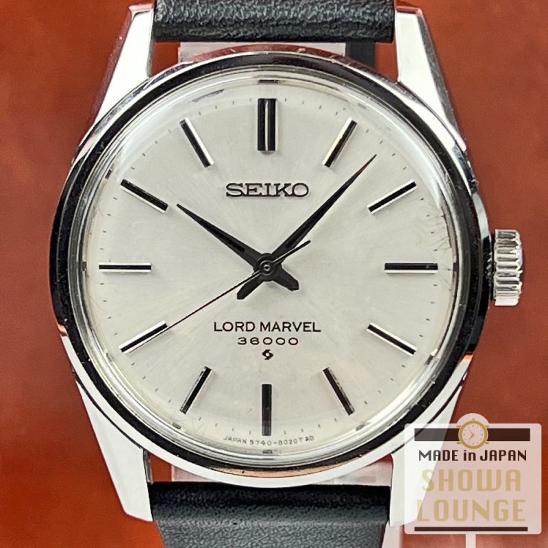 セイコー ロードマーベル 36000 SS バーインデックス 手巻き 5740-8000