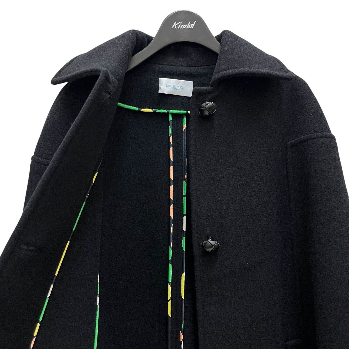 Emilio Pucci(エミリオプッチ) ポンチョ ブラック サイズ 36｜【公式