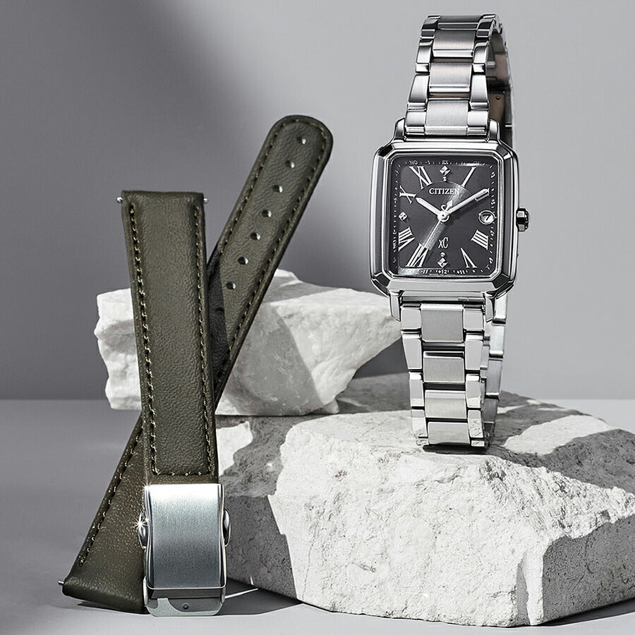 シチズン クロスシー ヒカリコレクション スクエア2wayモデル ES9500