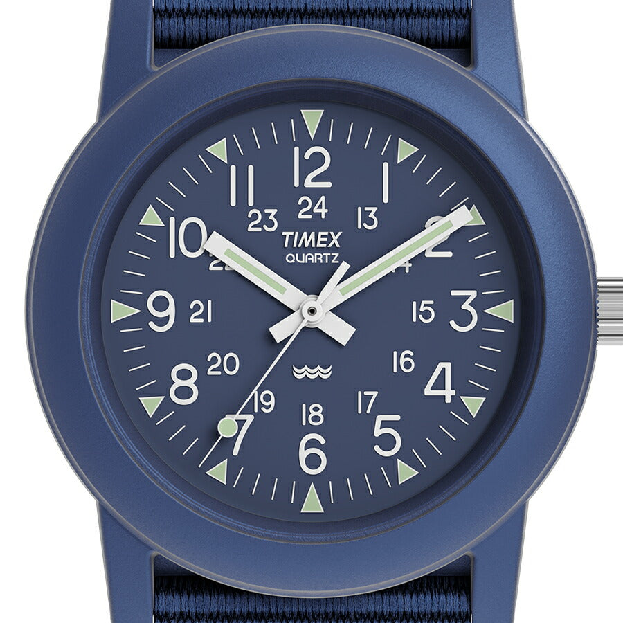 タイメックス キャンパー 34mm 復刻モデル チビミリ ブルー T2N257