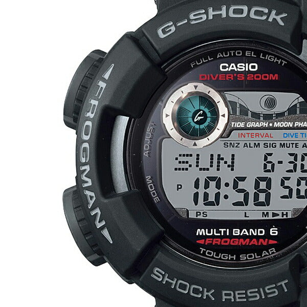 G-SHOCK フロッグマン GWF-1000-1JF メンズ デジタル ブラック 200m