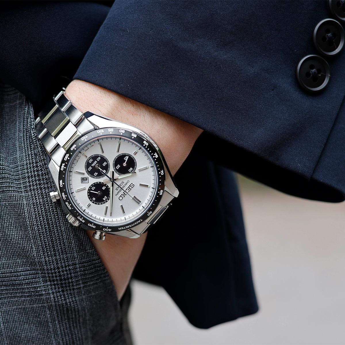 セイコー セレクション Sシリーズ SBPY165 メンズ ソーラー クロノ