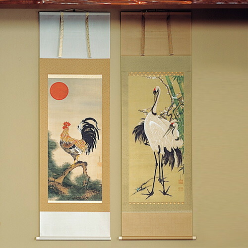 楽天市場】伊藤若冲 花鳥画 『 日出 鳳凰図 』 額装 絵画 ボストン