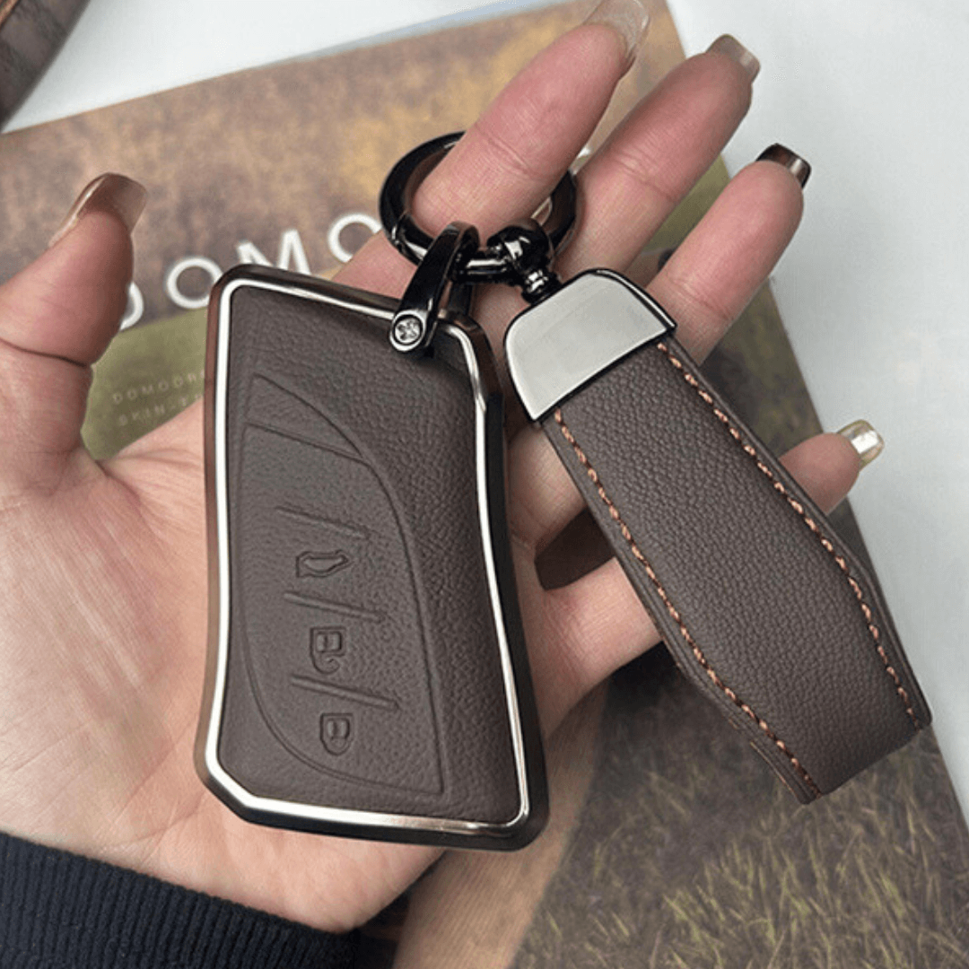 レクサス】シンプルストラップ付きレザースマートキーケース 〔Aタイプ〕