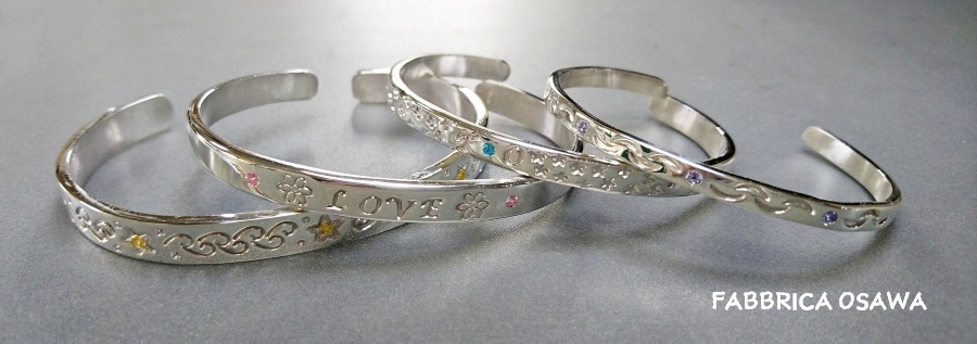 刻印バングル（石付き） | FABBRICA OSAWA