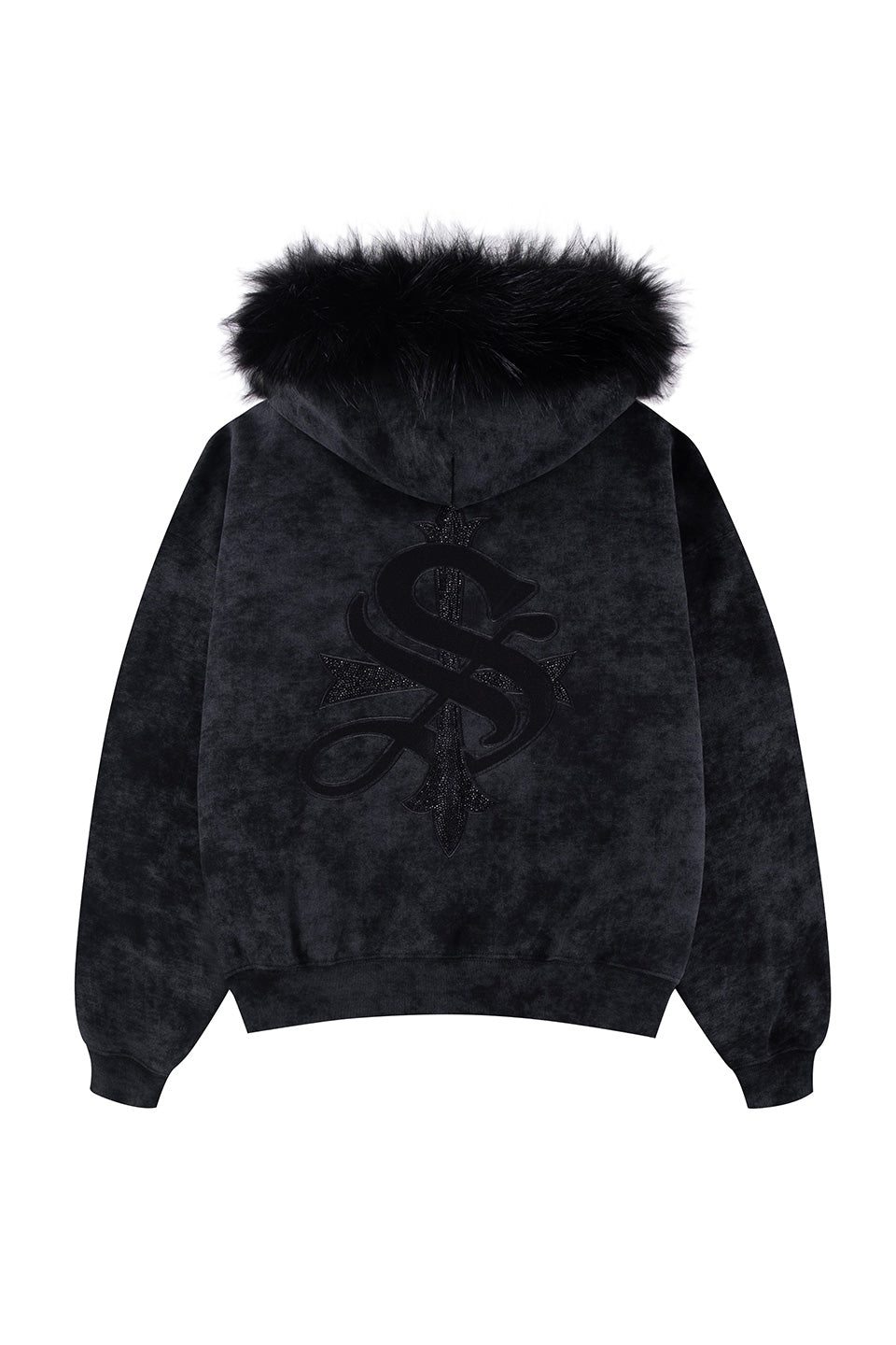 Faux Fur Cross Zip Hoodie｜SUPPLIER｜フーディー