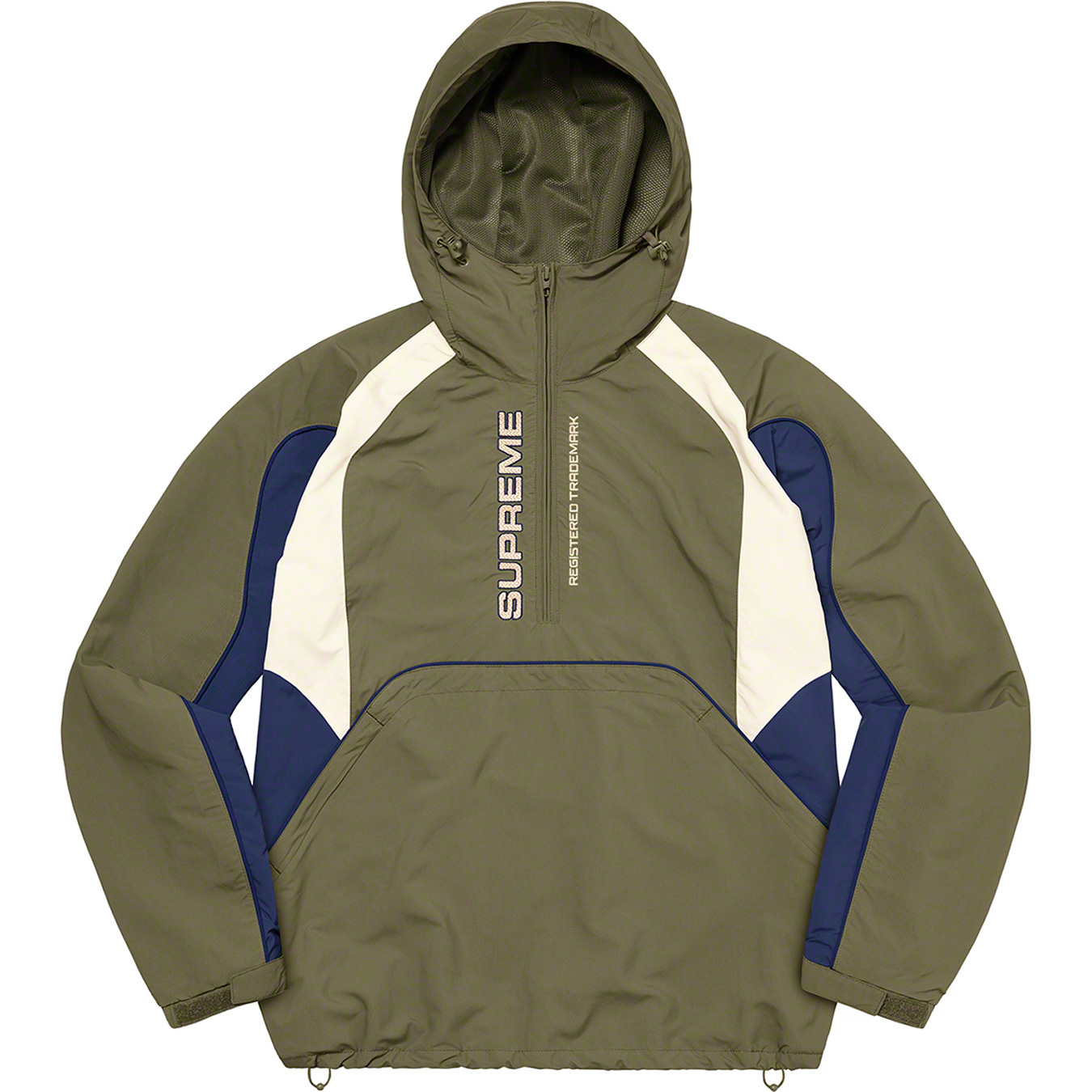Paneled Half Zip Pullover | Supreme 22fw