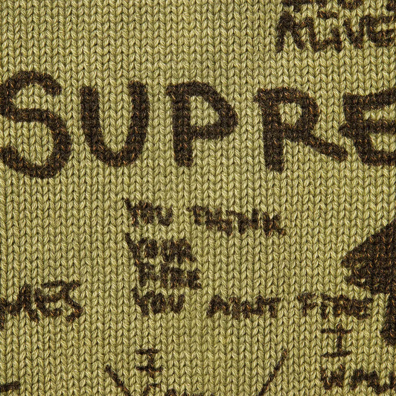 Gonz Poems Sweater | Supreme 23ss