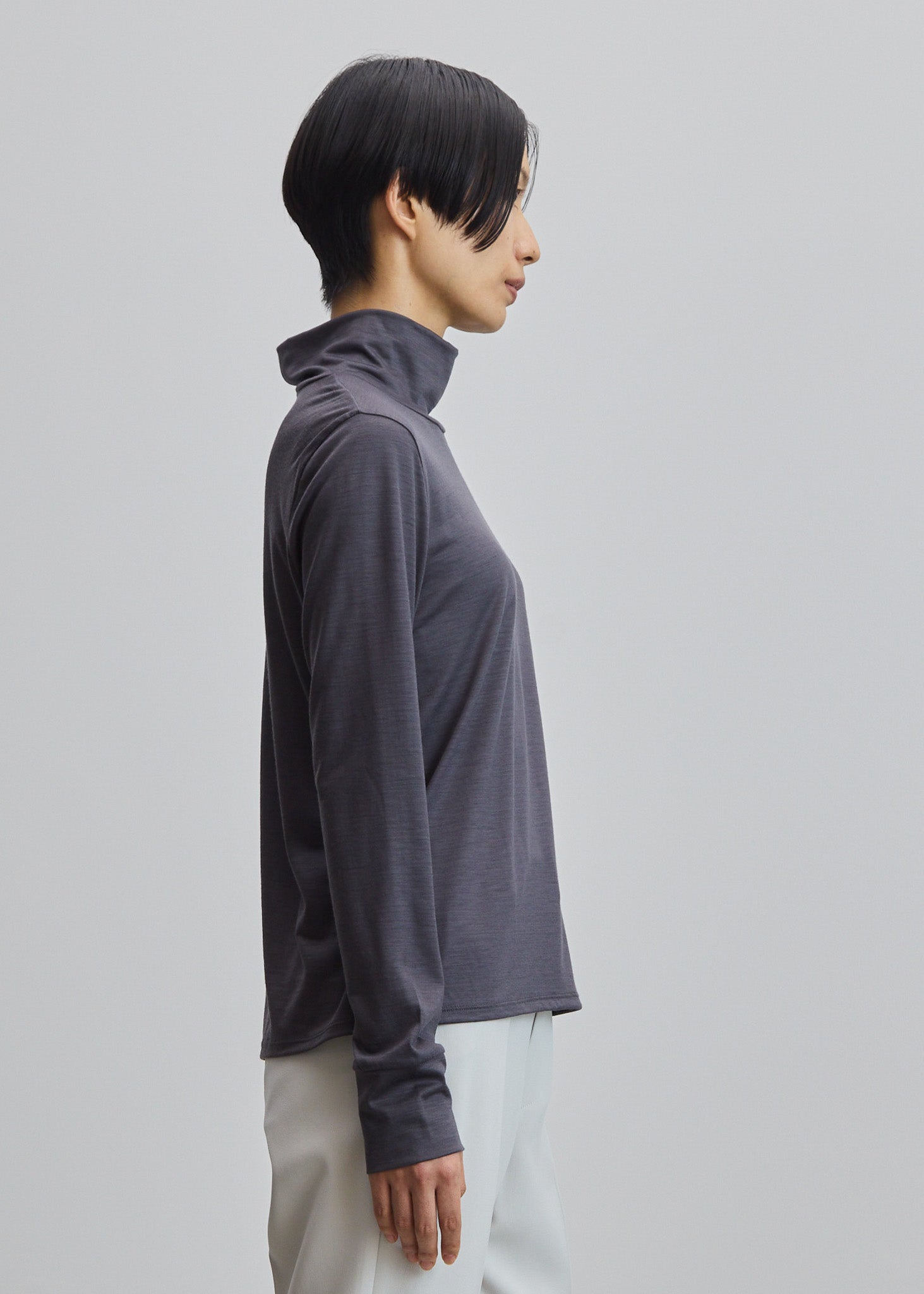 クリアウールタートルネックカットソー - SOÉJU online store｜上質な