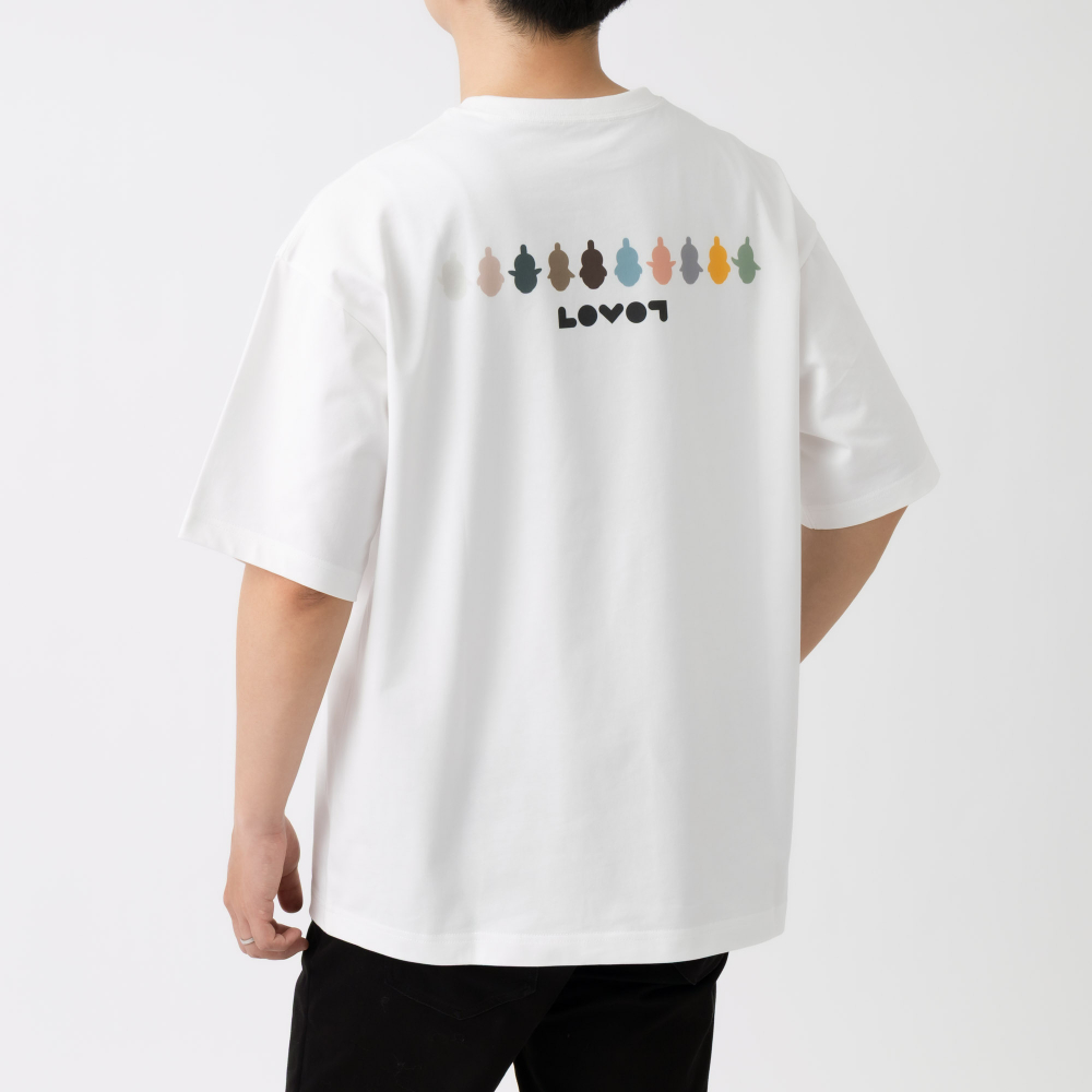 GROOVE X10周年記念Tシャツ（ホワイト：サイズM） | LOVOT ウェブストア