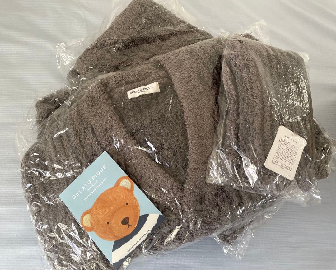 新品未使用】ジェラートピケ 福袋 2025 メンズ モコモコ 上下セット