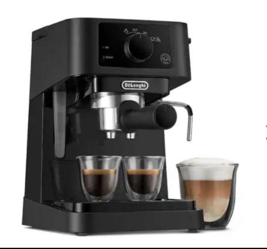 DeLonghiデロンギスティローザエスプレッソマシンブラックEC235J-BK デロンギ スティローザ エスプレッソ・カプチーノメーカー (EC235J-BK