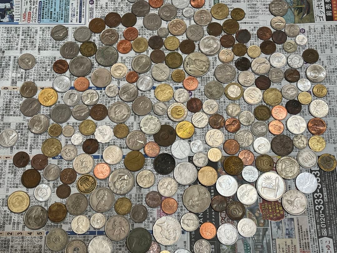 外国コイン まとめて 850g以上 硬貨 古銭 貨幣 まとめて 外国銭