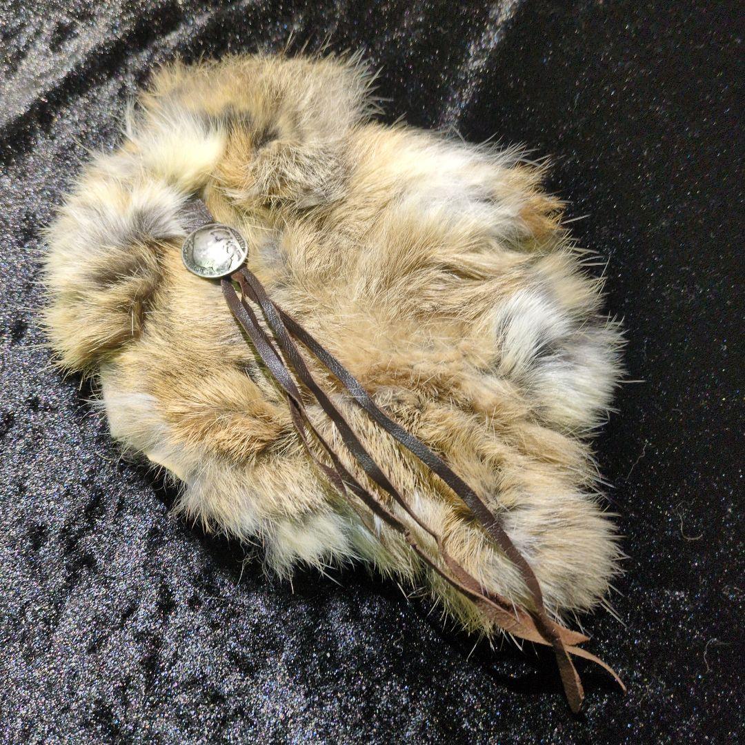 ​goa ゴア リアルファー コンチョ付 ラビットファー　ベルトセット goa（ゴア）の「ラビットファーベルト（ベルト）」 - WEAR