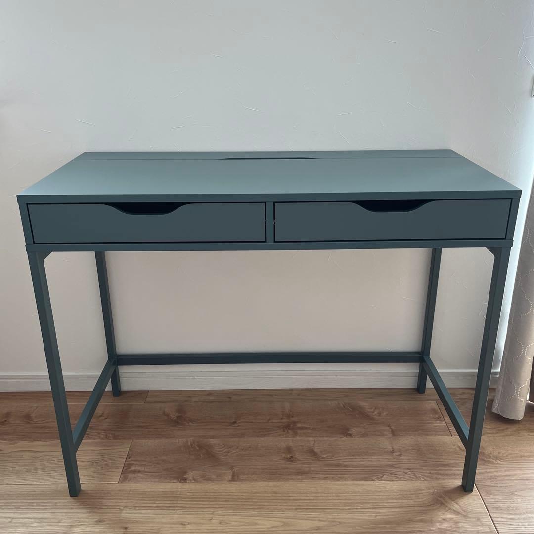 IKEA ALEX アレクス デスク グレーターコイズ 100×48 デスク - メルカリ