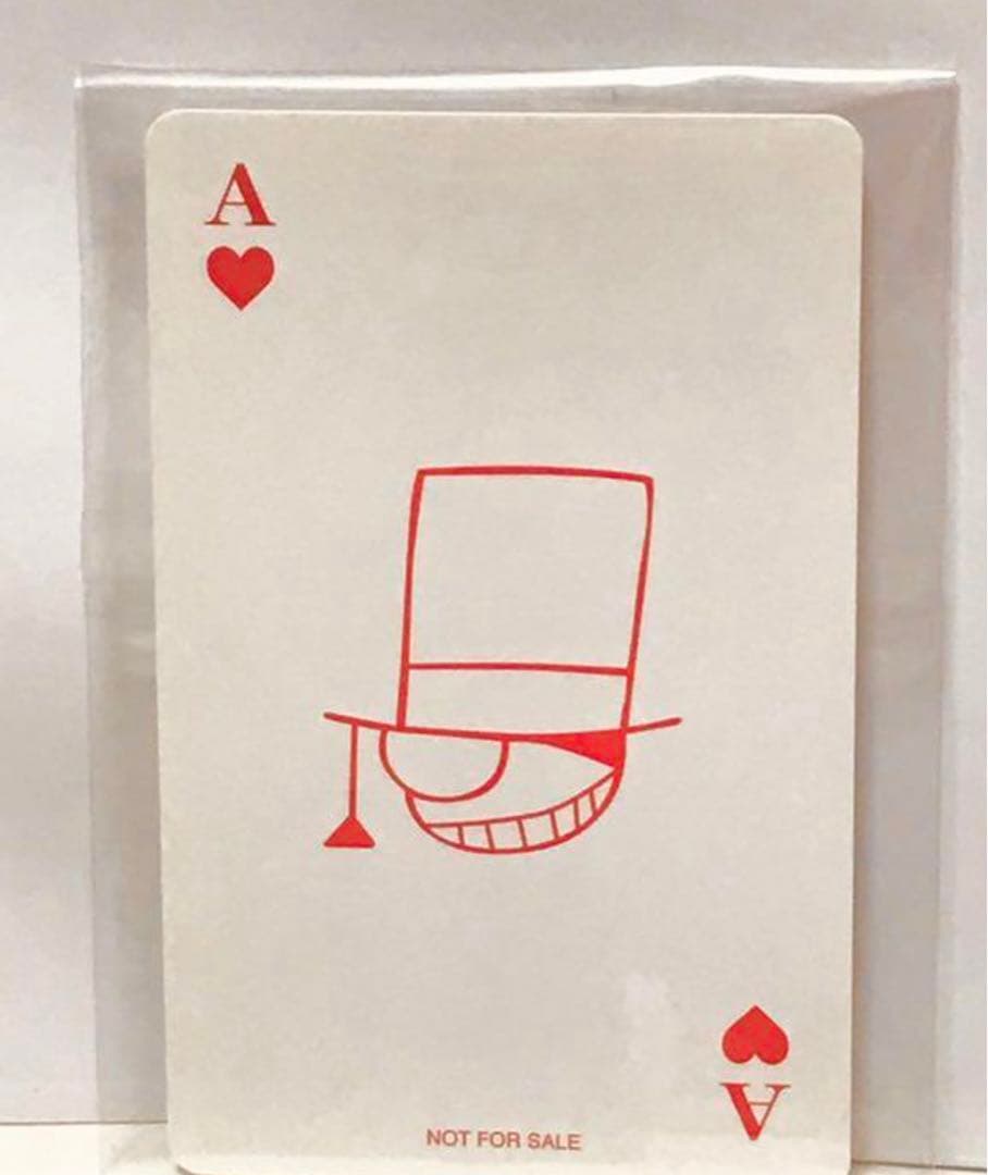 怪盗キッド トランプ Aハート 誕生日カード 怪盗キッドプラザ限定 残り2枚 本日限定価格✨️怪盗キッド トランプ Aハート 誕生日カード 怪盗