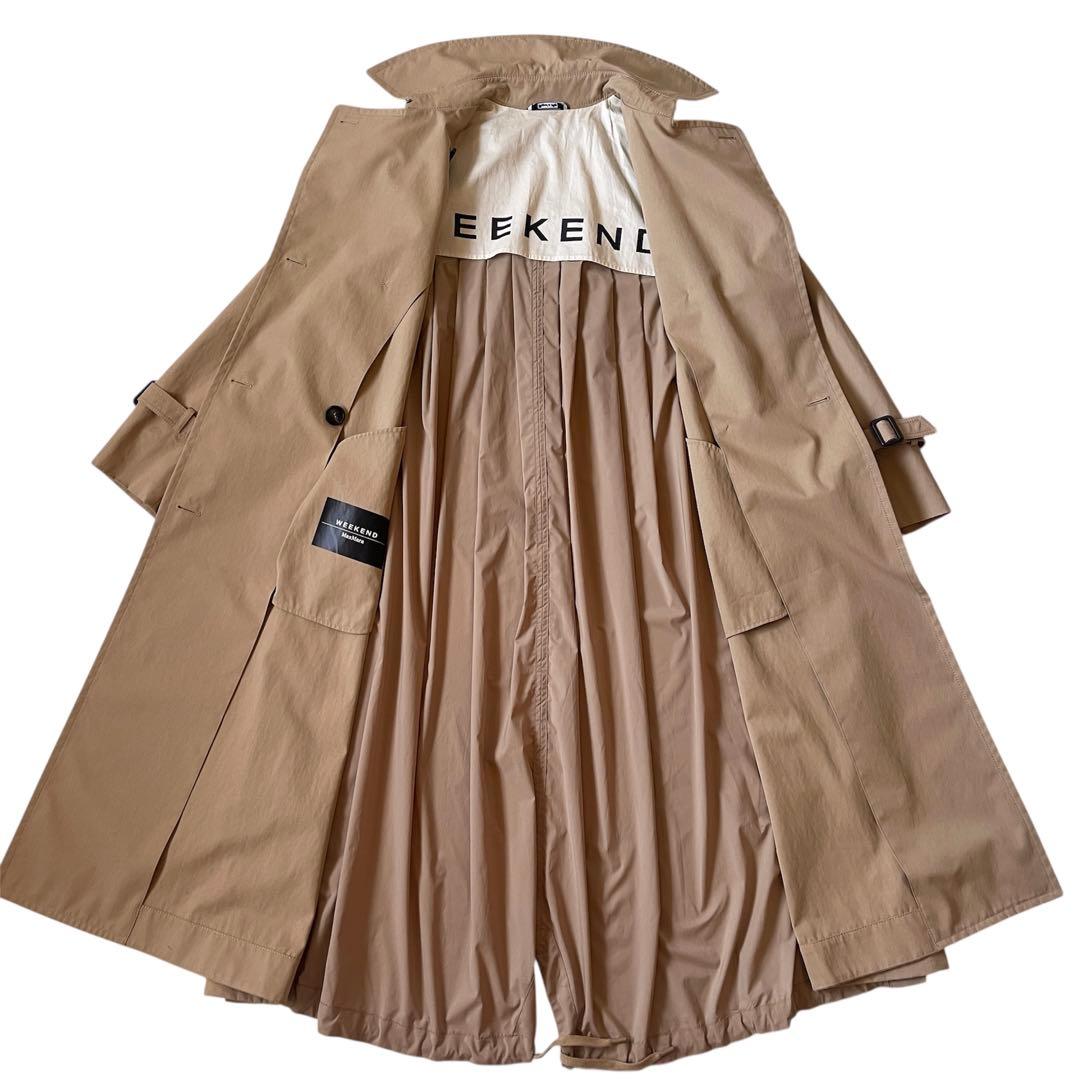 極美品 マックスマーラ トレンチコート 2022 マキシ丈 異素材