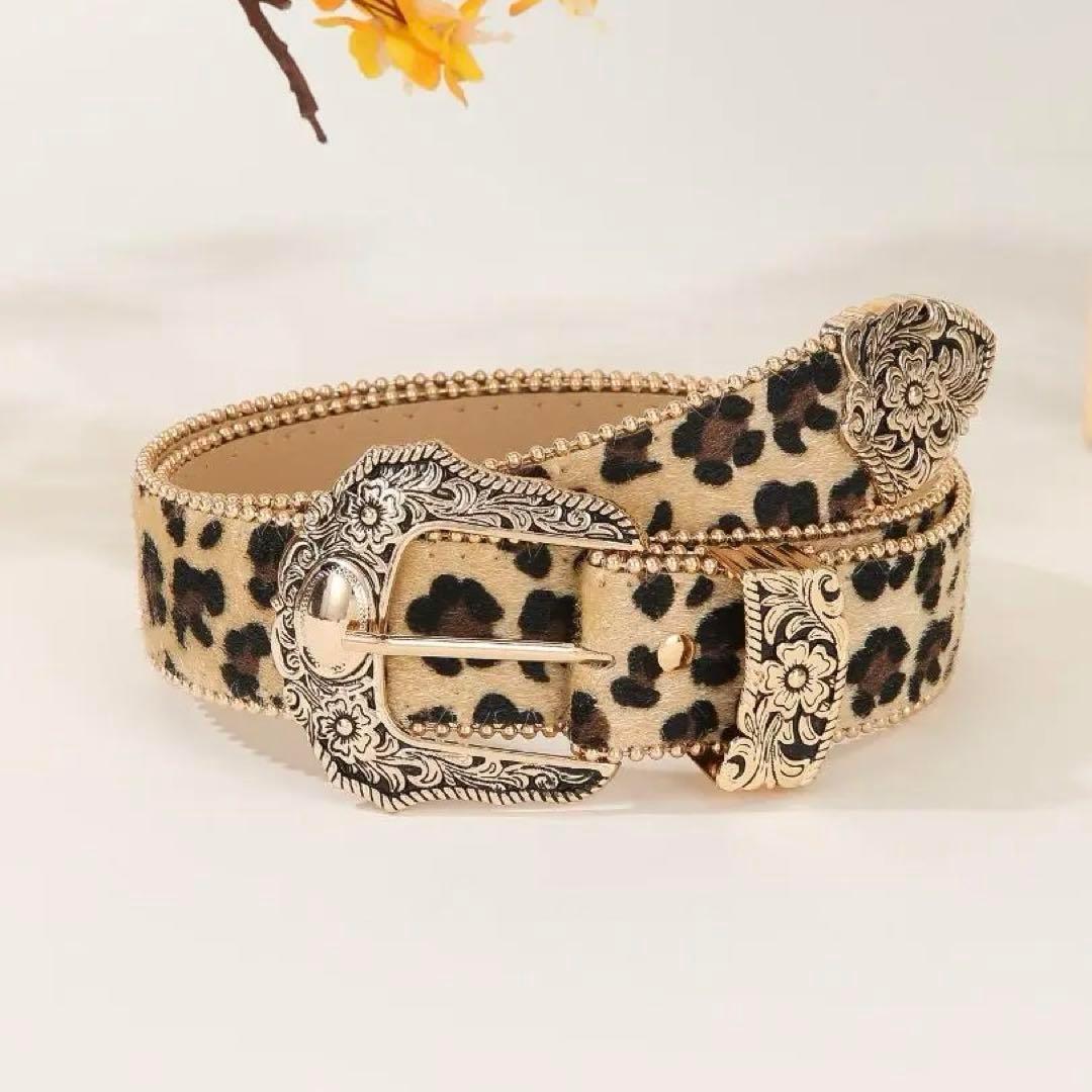 レオパード柄 ヒョウ柄 ベルト - メルカリ