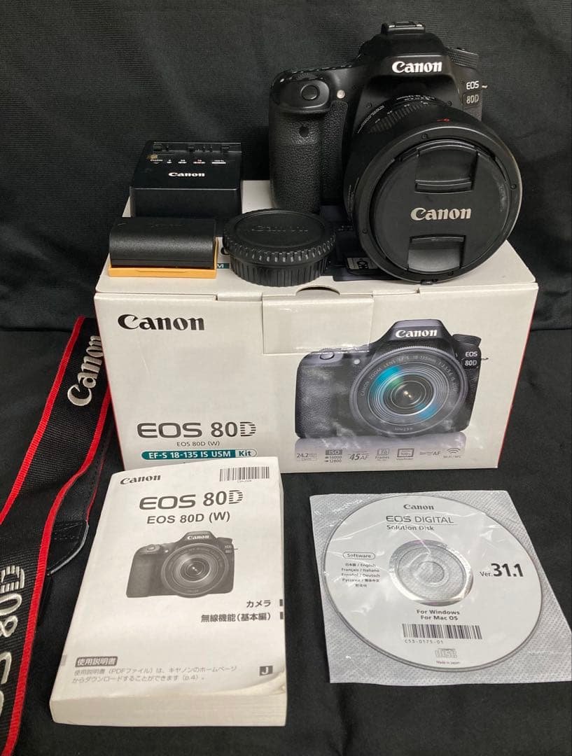 極美品Canon EOS 80D EF-S 18-135 IS USM一眼レフ CANON EOS 80D EF-S18-135 IS USM レンズキット 価格比較 - 価格.com