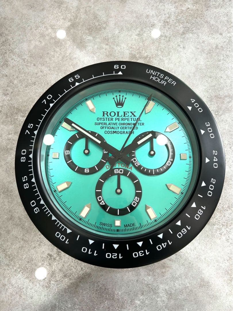 ロレックス　デイトナ壁掛け時計　新品　光沢ありの限定品‼️ 2026年最新】ロレックス 掛け時計 デイトナの人気アイテム - メルカリ