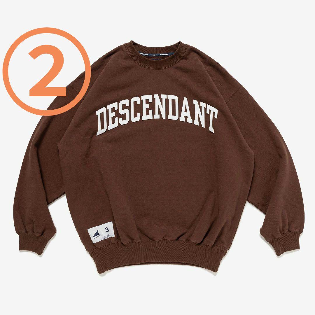 DESCENDANT TEAM CREW NECK クルーネック ディセンダント DESCENDANT/BREACHING CREW NECK (GRAY)
