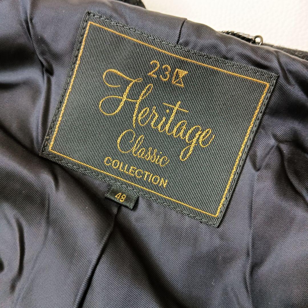 最高級生地✨《23区》5Lサイズ フーデットコート ウール ロロピアーナ 48