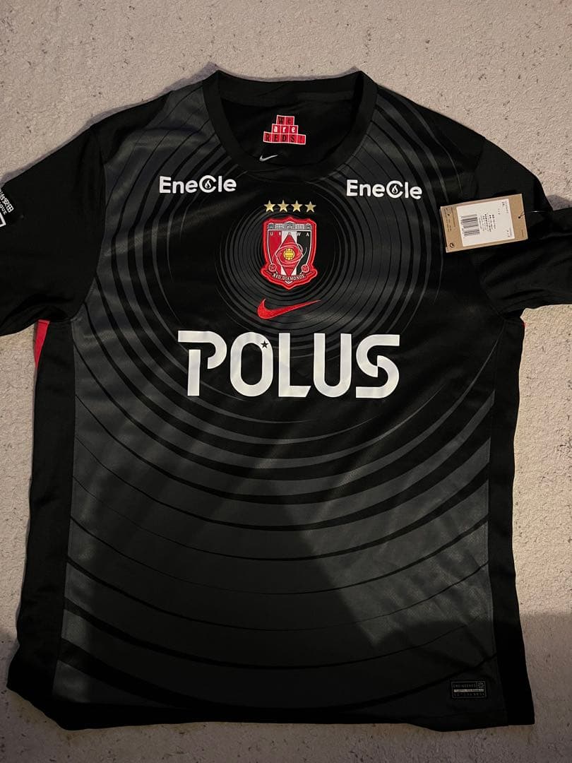 2025 新品Urawa Red Diamonds 2XL ブラックユニフォーム 2025シーズン3rdユニフォーム 着用決定! デザインおよび抽選販売の