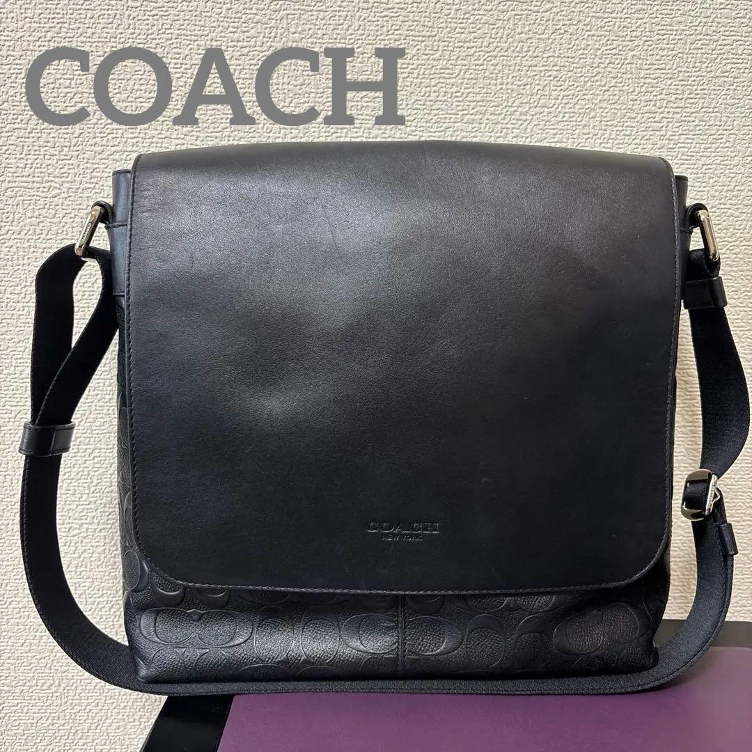 COACH ブラック レザーメッセンジャーバッグ 公式】COACH – コーチ | ストゥディオ メッセンジャー