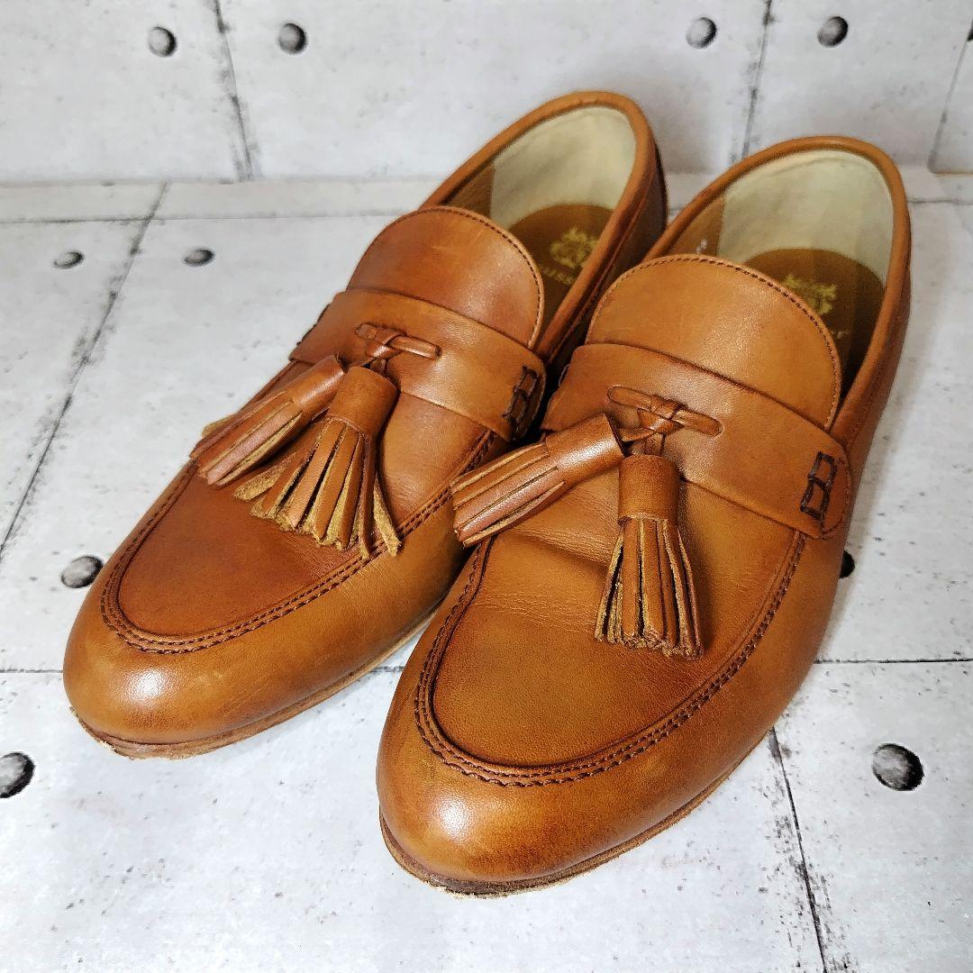 美品 chausser ショセ タッセルローファー 23.5 キャメル 日本製 chausser / ショセ タッセルローファー C-7002 BROWN | sai.online.shop