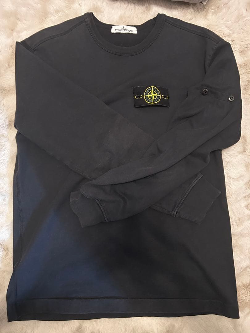 Stone  ストーンアイランド スウェット ブラック Lサイズ STONE ISLAND（ストーン アイランド） トレーナー L1S156100056 S0044