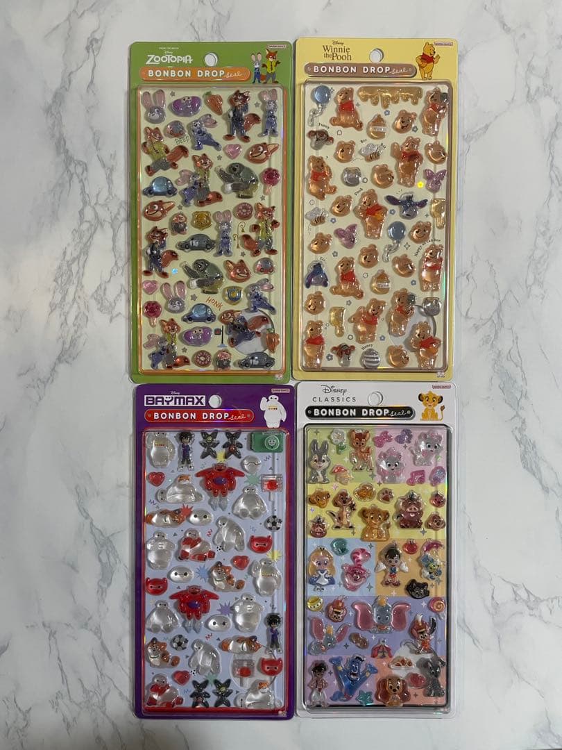 【正規品】 ボンボンドロップシール ディズニー　セット サンスター文具 ディズニー BONBON DROP SEAL ボンボンドロップシール