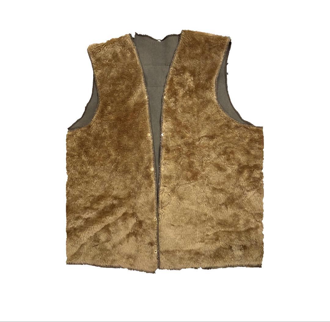 希少】Barbour バブアー ファーライナー ベスト A297ブラウンC50