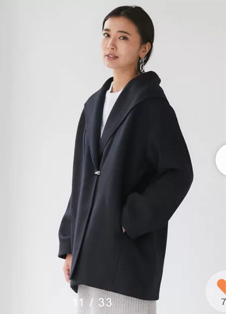 ガリャルダガランテ ゆったり上品ネイビーフロントメタルパーツリバー