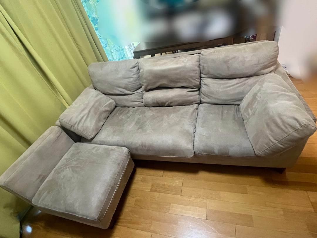 【愛知県】ベージュ L字型ソファ スエード調 楽天市場】※SS限定!2000円OFF! 3/4 20時より【開梱設置付】ソファー l