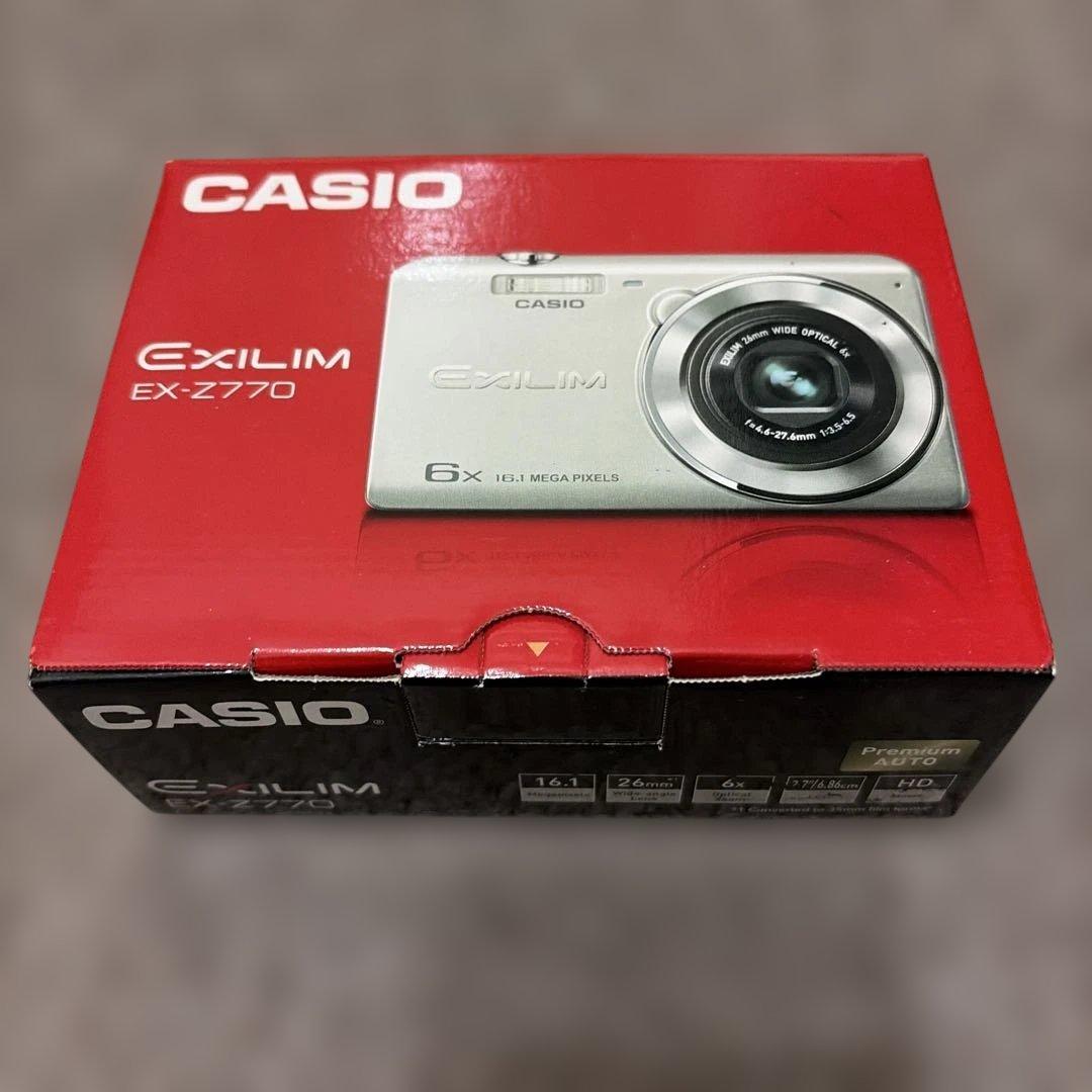 CASIO EXILIM EX-Z770 シルバー 楽天市場】【中古】 良品中古 EX-Z770 シルバー 安心保証 即日発送