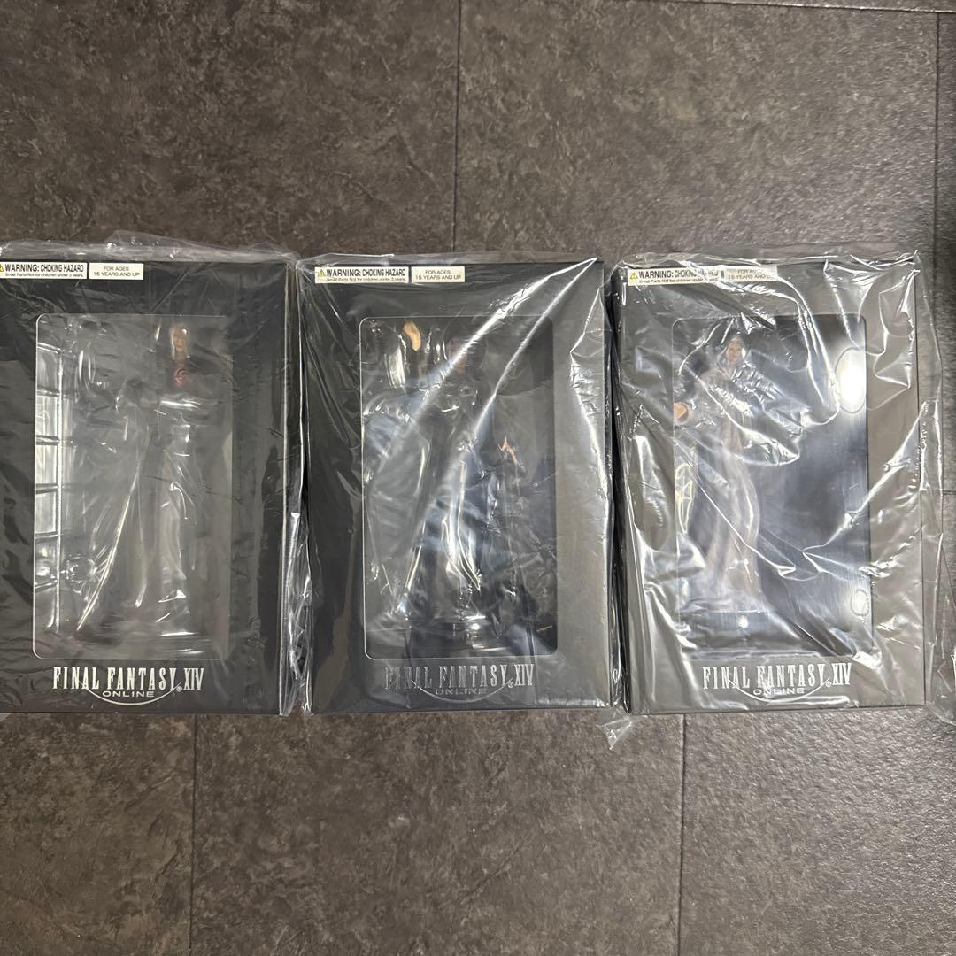 【未開封】FF14 エメトセルク　ヒュトロダエウス　ヴェーネス　フィギュアセット 未開封】FF14 エメトセルク ヒュトロダエウス ヴェーネス フィギュア