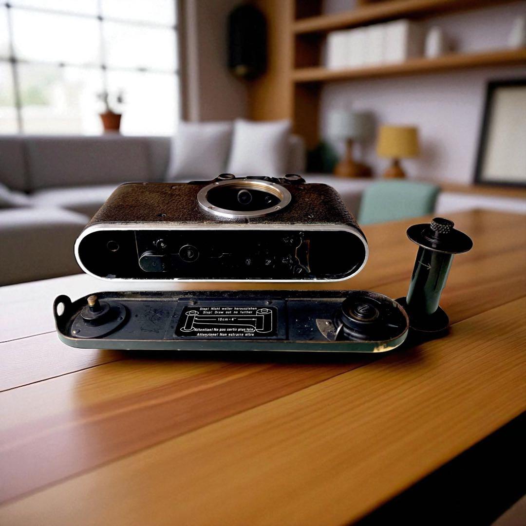 OH済】×【戦場カメラマン ロバート•キャパ愛用ライカD IIブラック