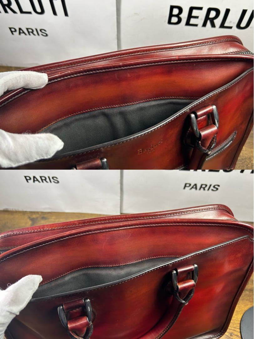 68万円 オルガ期 Berluti アンジュール Un Jour ブリーフケース - メルカリ