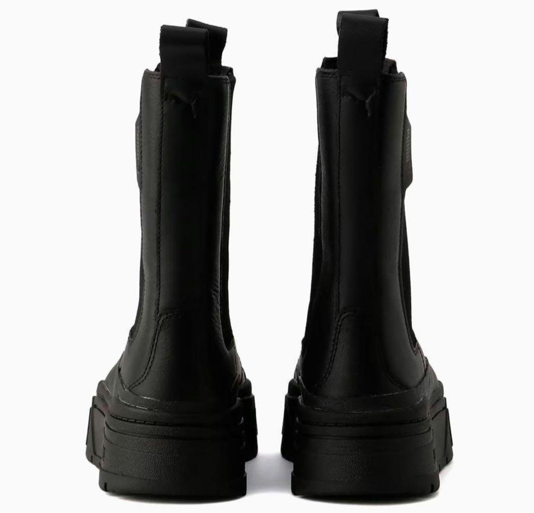 匿名配送】美品PUMA x SLY メイズタック チェルシーブーツ 厚底 黒