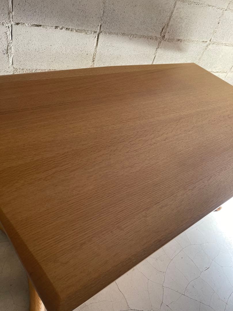 筑波産商 ボーゲン ダイニングテーブル オーク無垢材 ¥99,800 - メルカリ