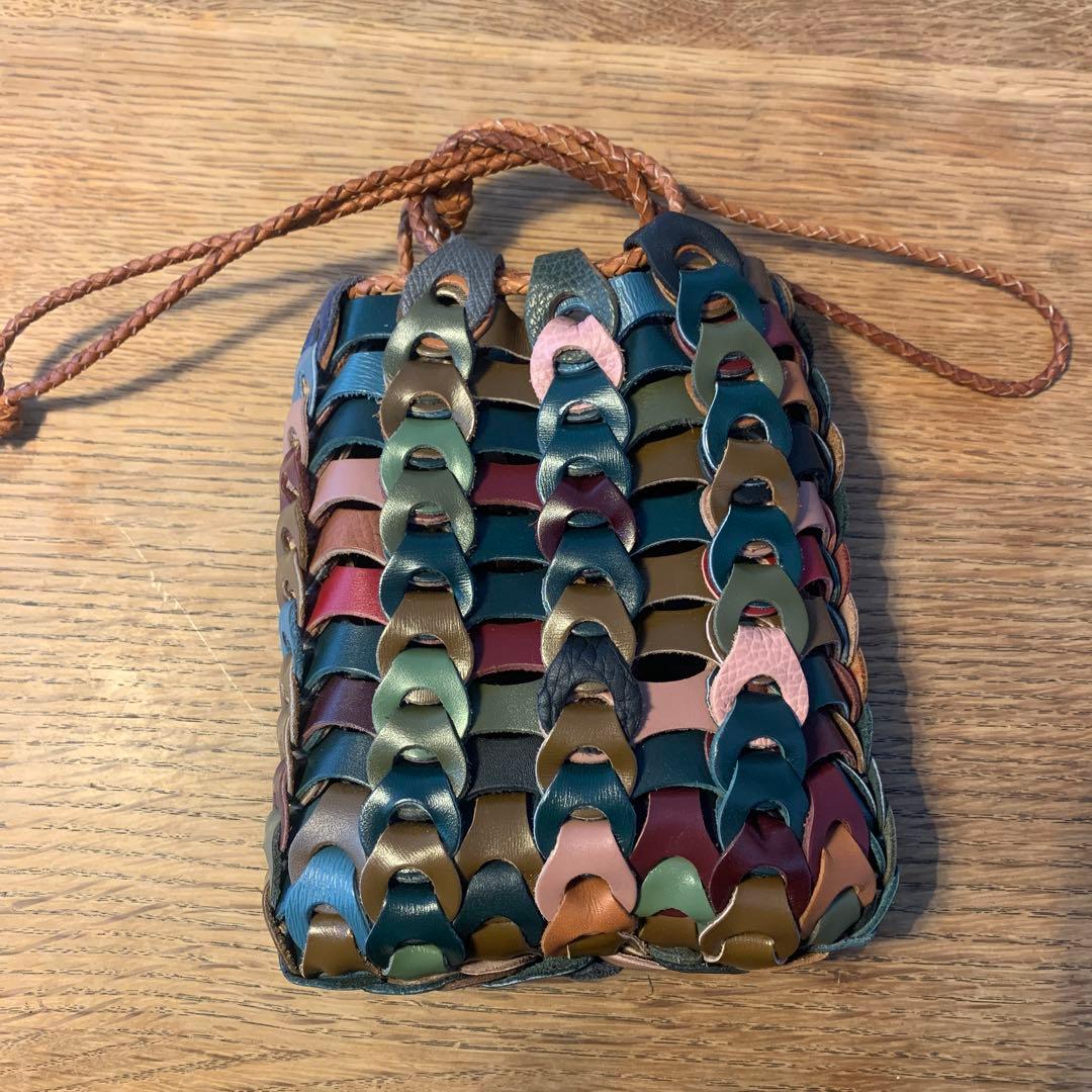 il micio イルミーチョ　BOHO 巾着　バッグ　マルチカラー IL MICIOイルミーチョBOHO巾着 ILMICIOビームス ユナイテッドアローズ