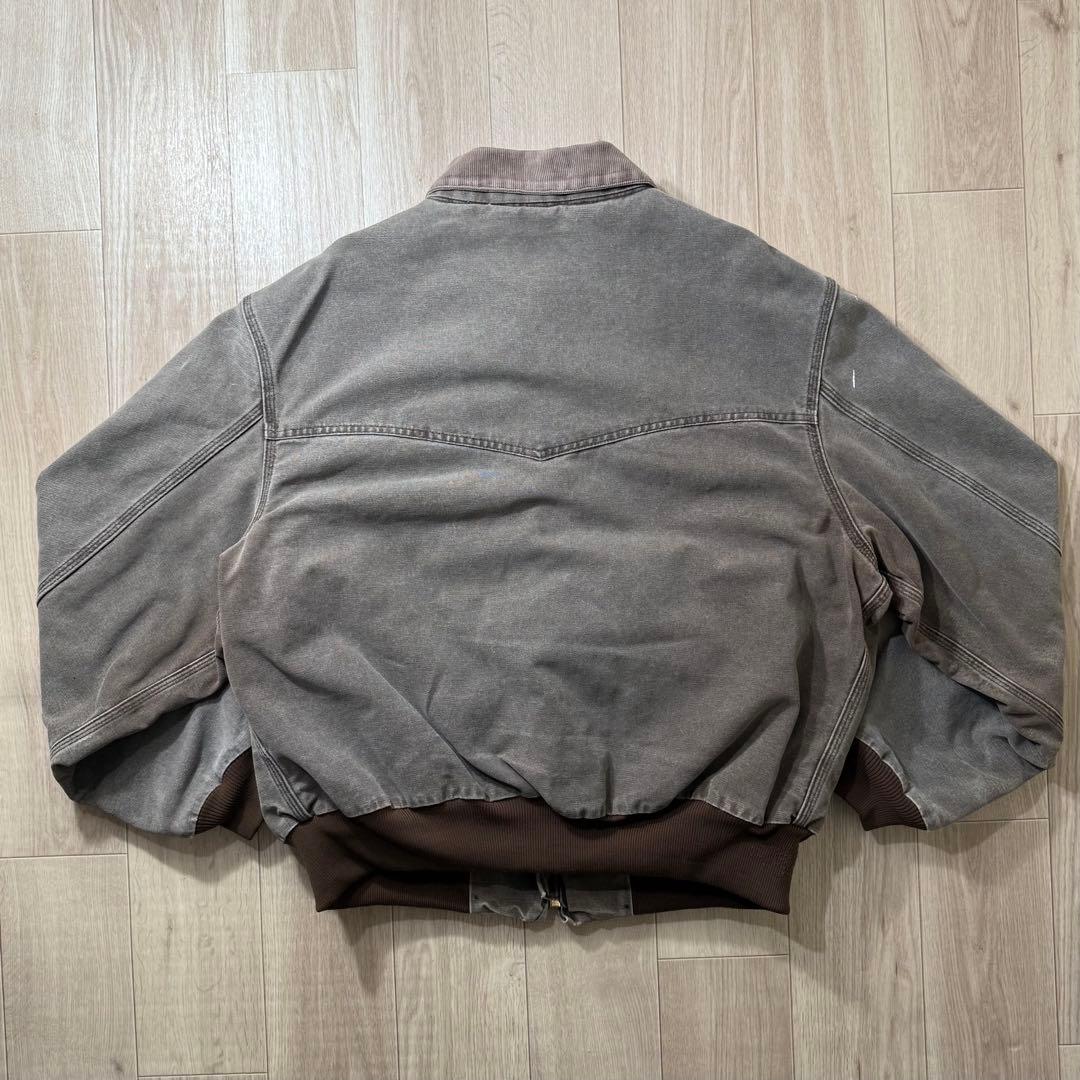 極フェード！Carhartt サンタフェジャケット 2XL チェスナット 茶