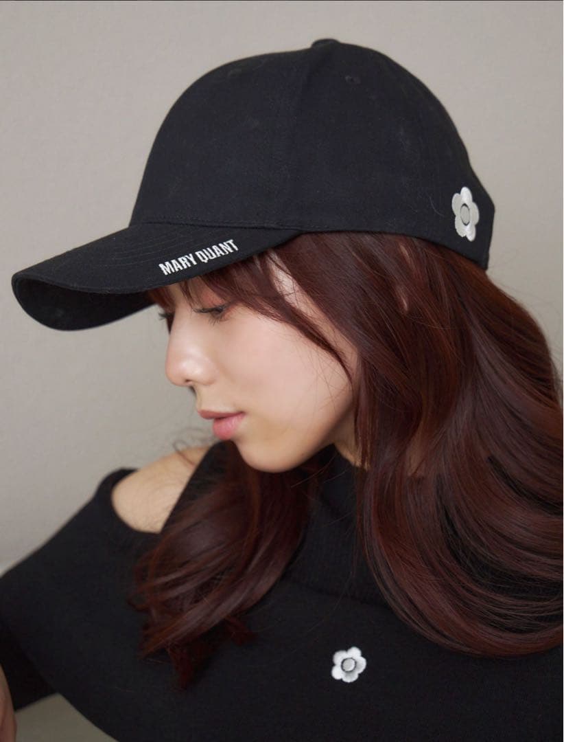 MERCURY DUO MARY QUANT コラボ　キャップ マーキュリーデュオ MERCURYDUO 【MARY QUANTコラボ】デイジーロゴ