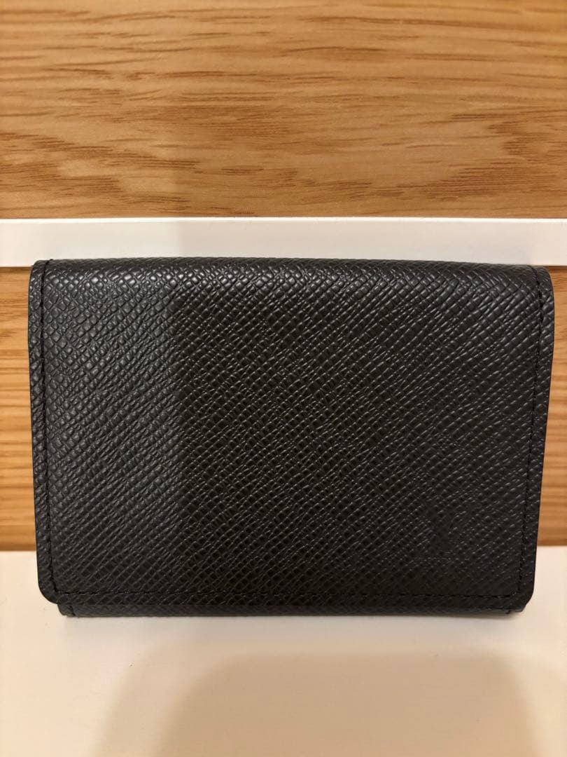 LOUIS VUITTON ブラック名刺入れ タイガ 楽天市場】ルイヴィトン 二つ折りカードケース マチ付き名刺入れ
