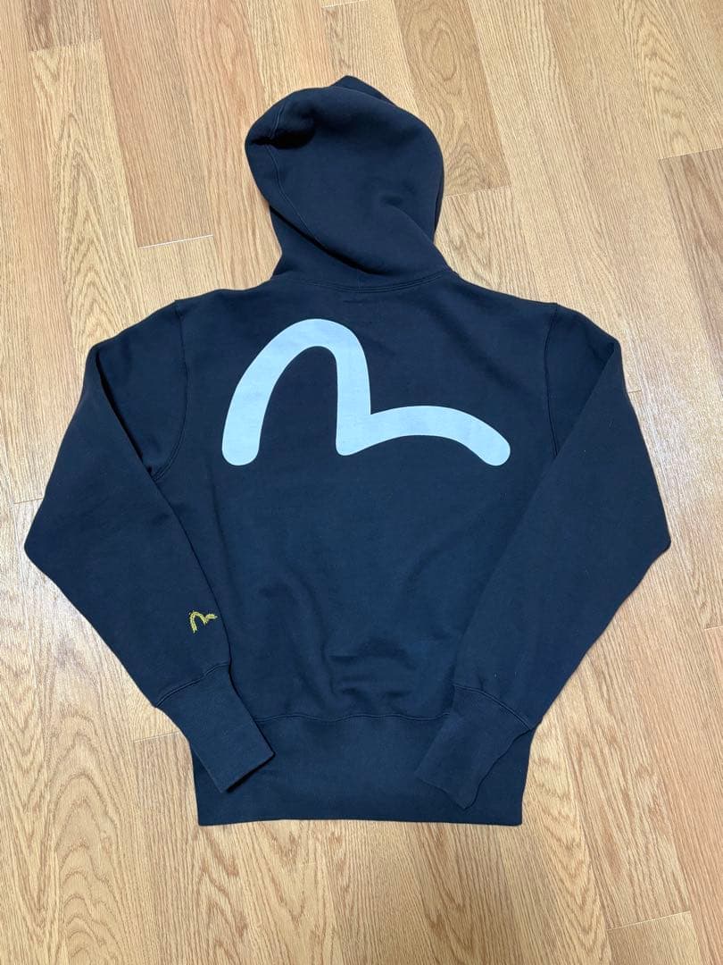 EVISU エヴィス フルジップ パーカー EVISU - evisu ジップ パーカー 黒の通販 by まさ's shop｜エヴィス