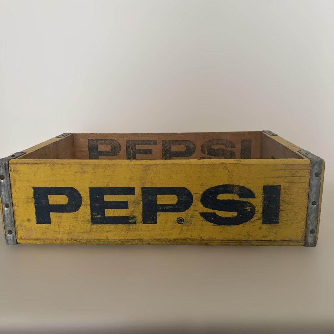 pepsi 木箱 ビンテージ - メルカリ