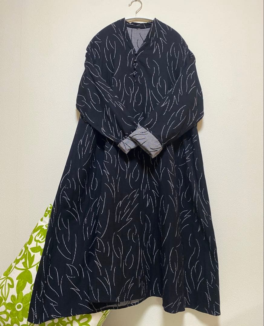 購入予約品　　　　　 ババグーリ　コットンジャガードのワンピース 棚番号z1 ババグーリ ヨーガンレール コットンランダムふくれジャ