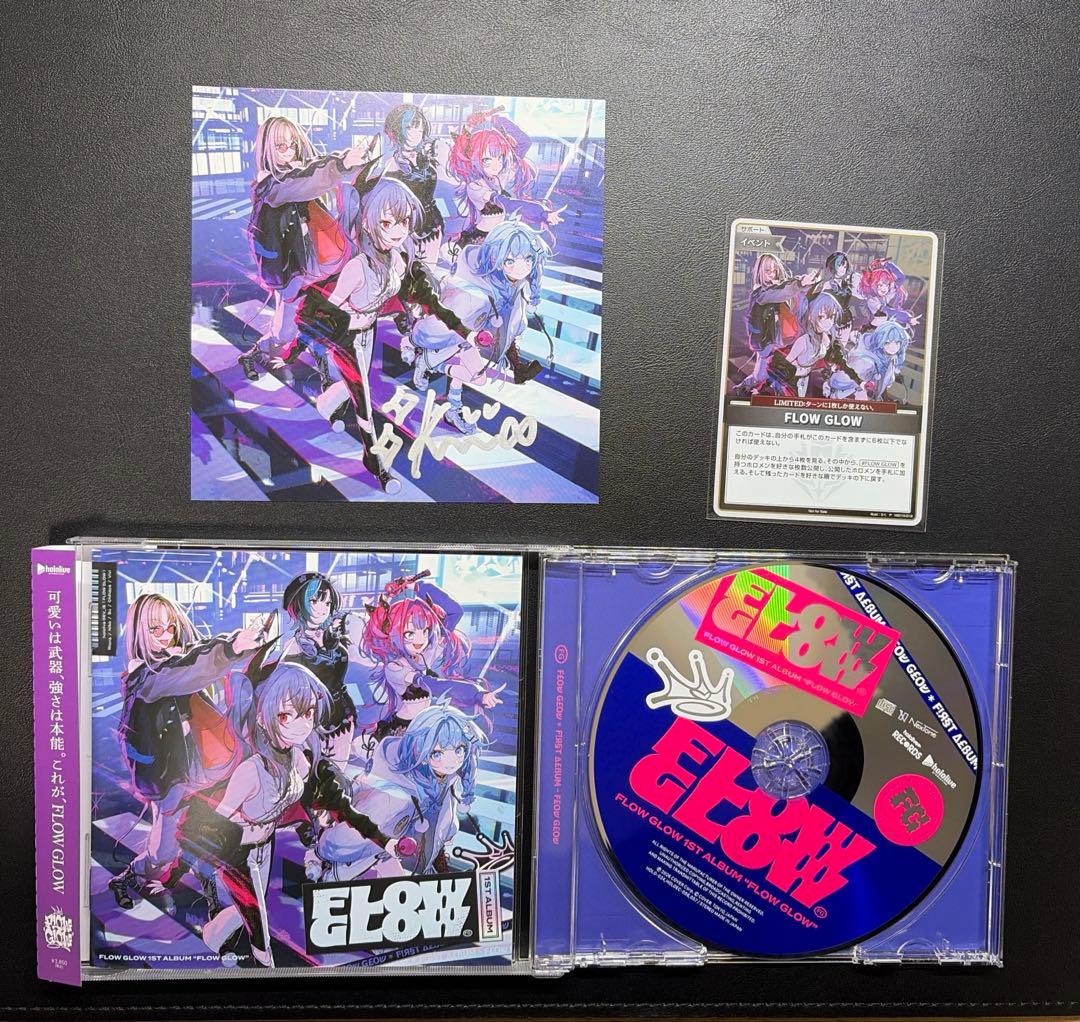 早い者勝ち ホロライブ FLOWGLOW 綺々羅々ヴィヴィ 直筆サイン