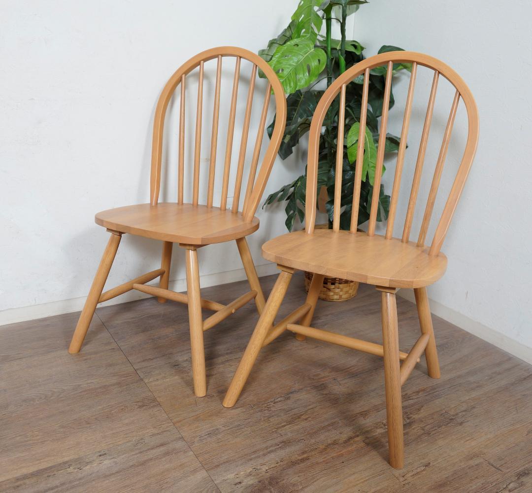 Pangrum ダイニングチェアー　ウィンザーチェア 背部丸型 2脚セット ウィンザーチェア [2脚セット] Emma Dタイプ | おしゃれな家具