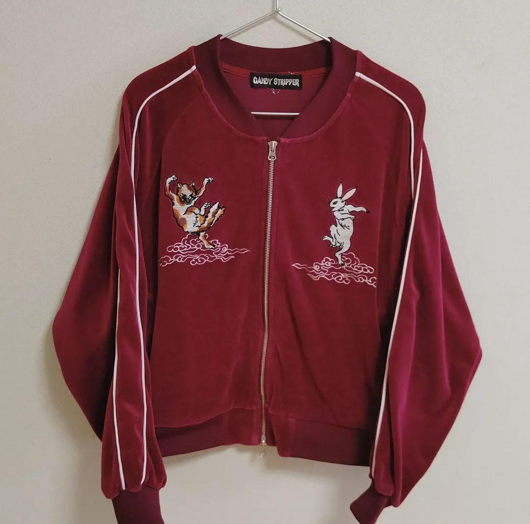 【CANDY STRIPPER】トラックジャケット(美品) Candy Stripper（キャンディーストリッパー） ブルゾン アウター